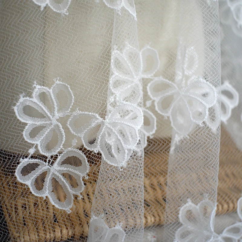 Черно-белая сетчатая кружевная ткань высокого качества свадебное платье сделай