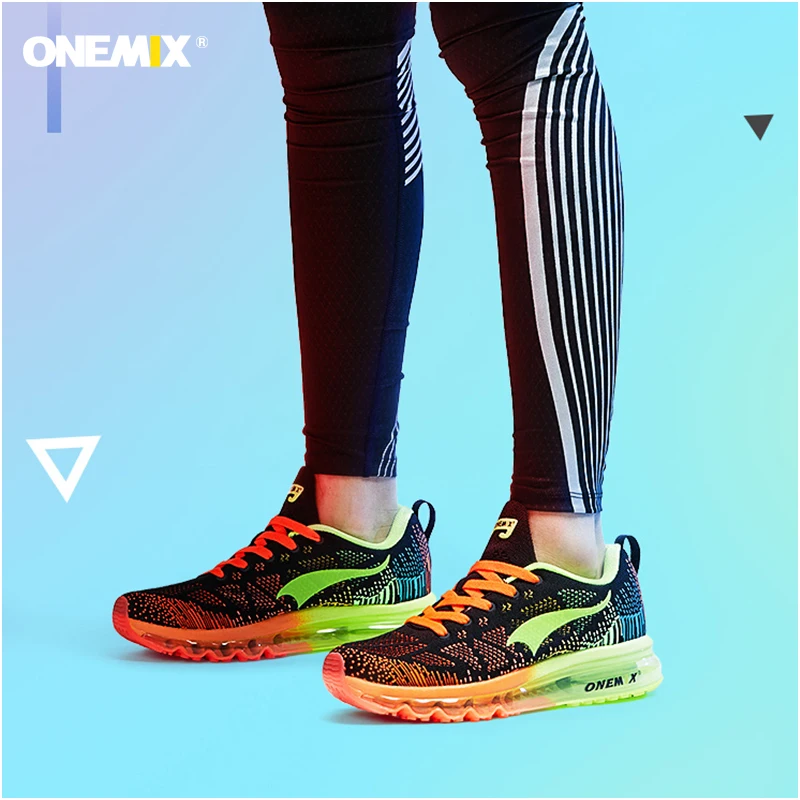Спортивные беговые кроссовки Onemix для мужчин и женщин дышащая Спортивная обувь