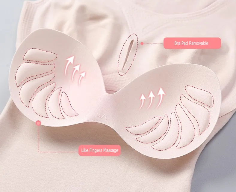 

Dralon self Heating Bra Padded Thermal Underwear Tops Cashmere touch O-Neck Seamless long sleeves