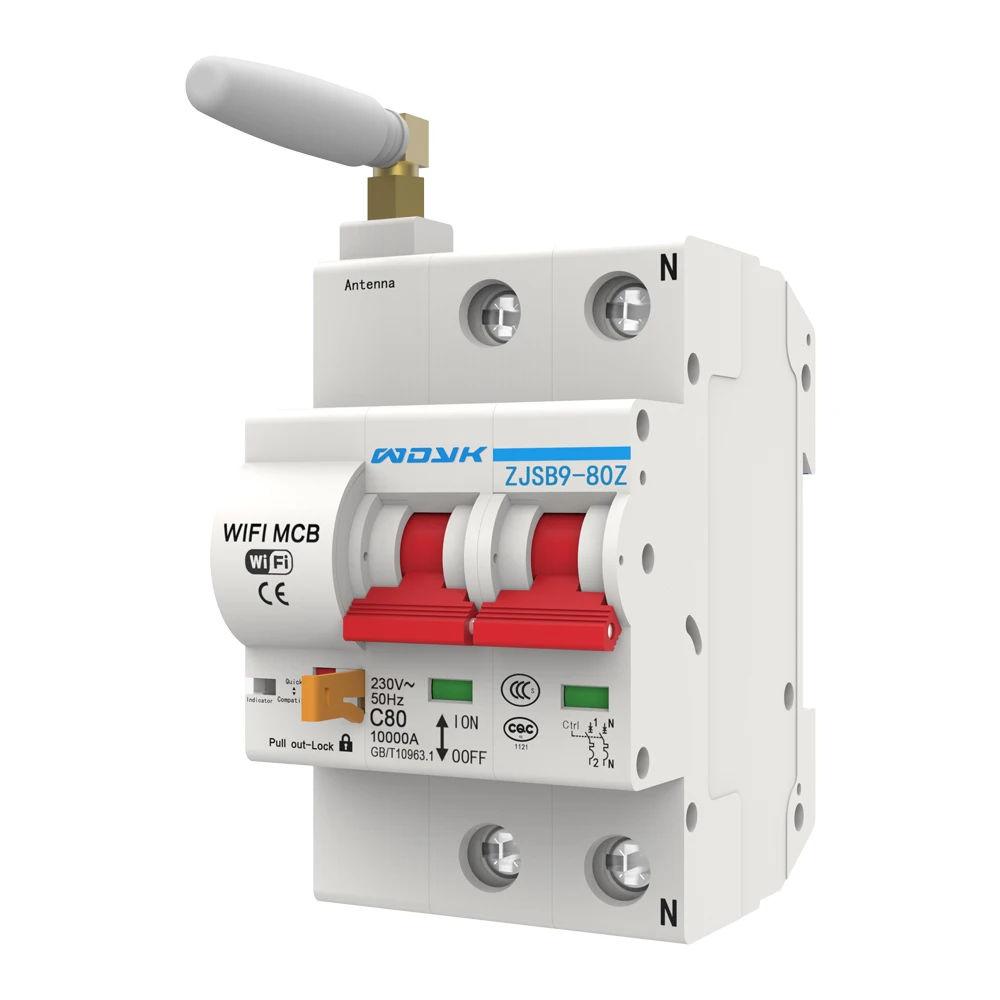 2P WiFi интеллектуальный выключатель с контролем энергии и функцией счетчика Alexa