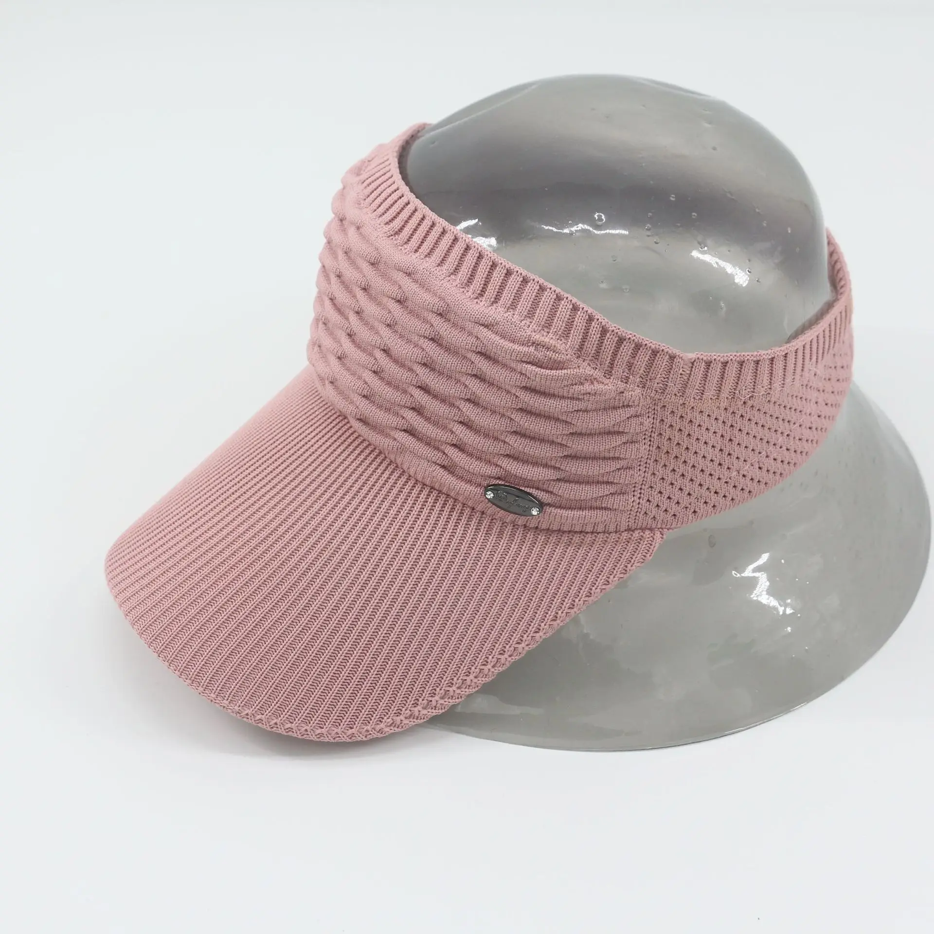 pink Спортивные шапки для мужчин и женщин Пустой Топ Кепка для бейсбола твердая цветная вязаная шапка для игр на открытом воздухе Защита от солнца - Цвет: pink