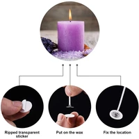 100 pcs 20mm candle wick stickers double sided adhesive dots for candle making heat resistance candle diy making stickers