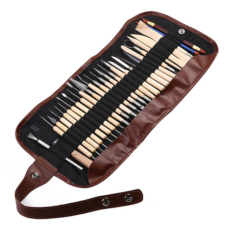 Начинающих глины гончарное Дело Керамика инструменты для лепки 14/30 шт. керамики