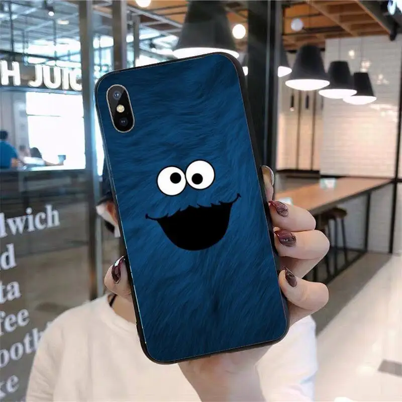 

Cookie M-Monster Phone Case for iPhone 11 12 pro XS MAX 8 7 6 6S Plus X 5S SE 2020 mini