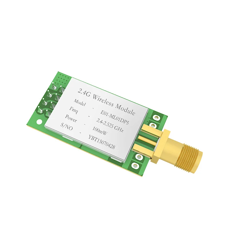 E01-ML01DP5 большой диапазон SPI nRF24L01P 2 4 ГГц 100 мВт SMA антенна IoT беспроводной