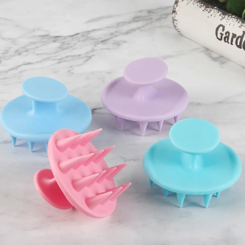 

4 Pcs Portable Massage Brushes Exquisite Hairdressing Combs Anti-itch Combs