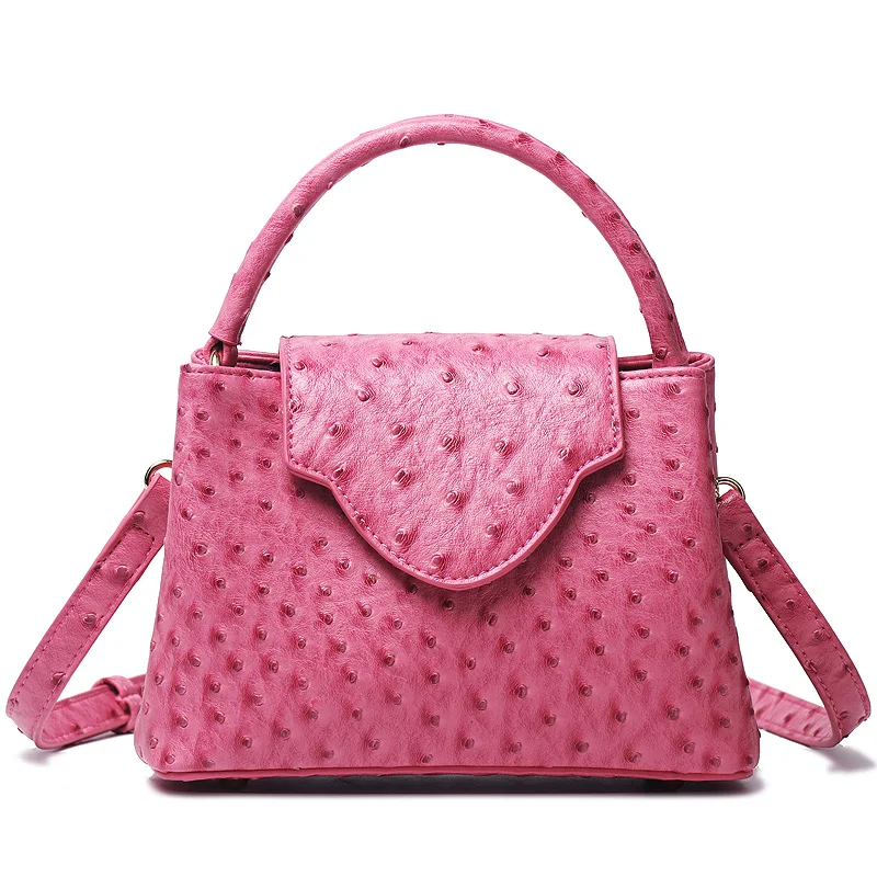 Ostrich Pink Модные женские сумки известного роскошного бренда, сумка-тоут под змеиную кожу, сумочка из кожи питона, клатч, кошелек, сумка высокого качества - Цвет: Ostrich Pink