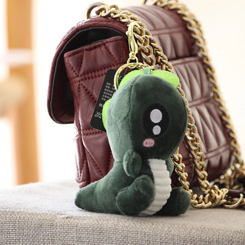 3 цвета большие глаза динозавр игрушка милый мягкая плюшевая Зеленый Динозавр