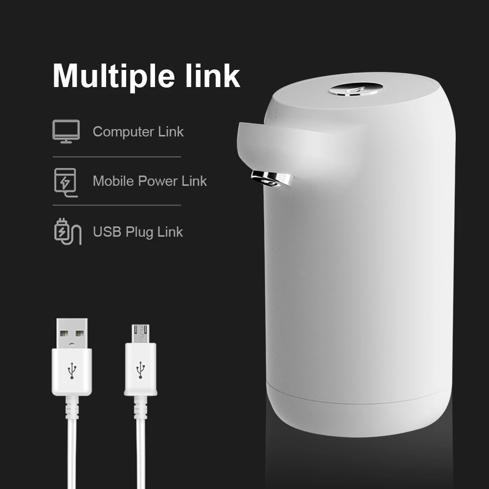 Насос для бутылки воды Электрический диспенсер беспроводной портативный