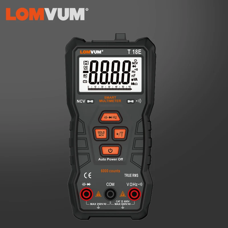 Интеллектуальный мультиметр LOMVUM цифровой высокоточный Мультифункциональный