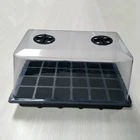 24 ячейки Пластик семян стартер горшки лоток для проращивания семян Садовые принадлежности