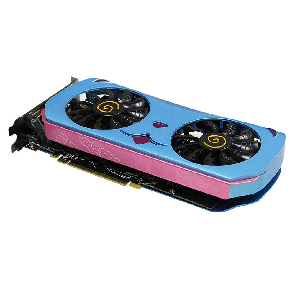 Yeston Radeon RX580 Графика карты милое животное PCI Express X16 3 0 2048SP 8G GDDR5 видеоигр внешних