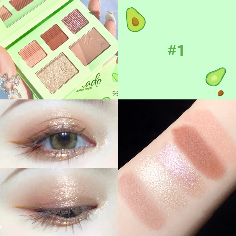 5 цветов матовые фиолетовые блестящие тени для век Палитра перламутровый