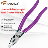 combination pliers 8 inch chrome vanadium steel wire cutters industrial electrician cable cutting nippers construction hand tool