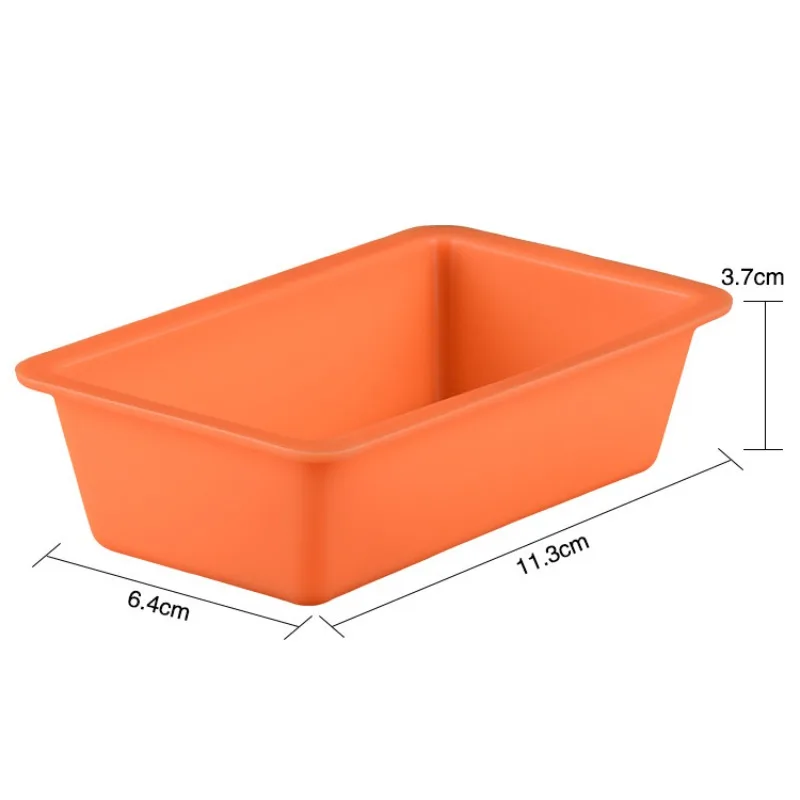 Квадратной формы 3D силиконовая форма для торта антипригарная тостов хлеба