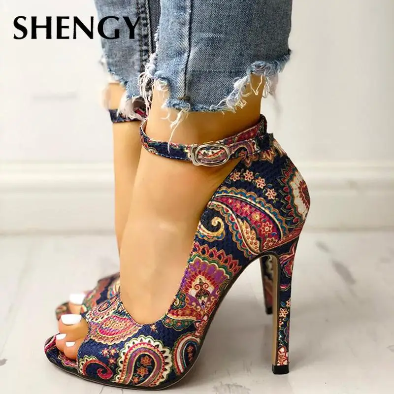 

Womens Shoes Fashion 2021New Fashion Summer Sexy Exquisite High Heels Ladies Increased Stiletto Super Peep Toe Sandals
