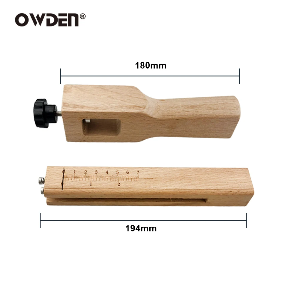 Кожаный регулируемый ремешок для деревянных полос OWDEN резак кожевенного ремесла