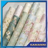 kamanni floral pattern wallpapers for living room background wall stickers furniture decorative diy home decor self adhesive