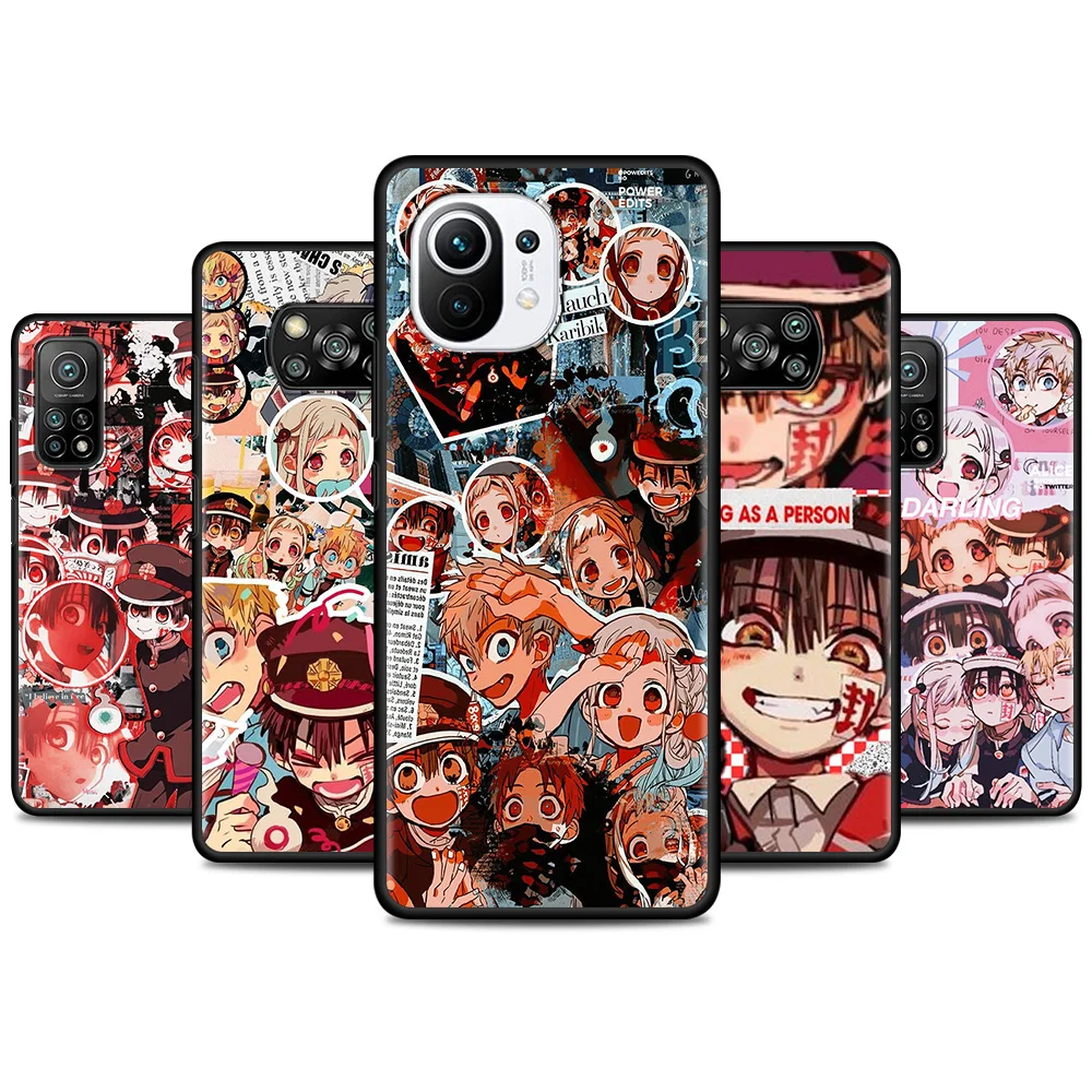 

Hanako Kun Silicone Phone Case For Xiaomi Poco X3 NFC X3 Pro M3 Pro 5G F3 GT X3 GT Pocophone F1 Soft Back Cover Bag