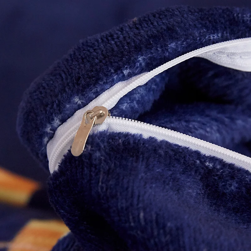 1 шт. зимний фланелевый флисовый двухслойный пододеяльник один домашний текстиль