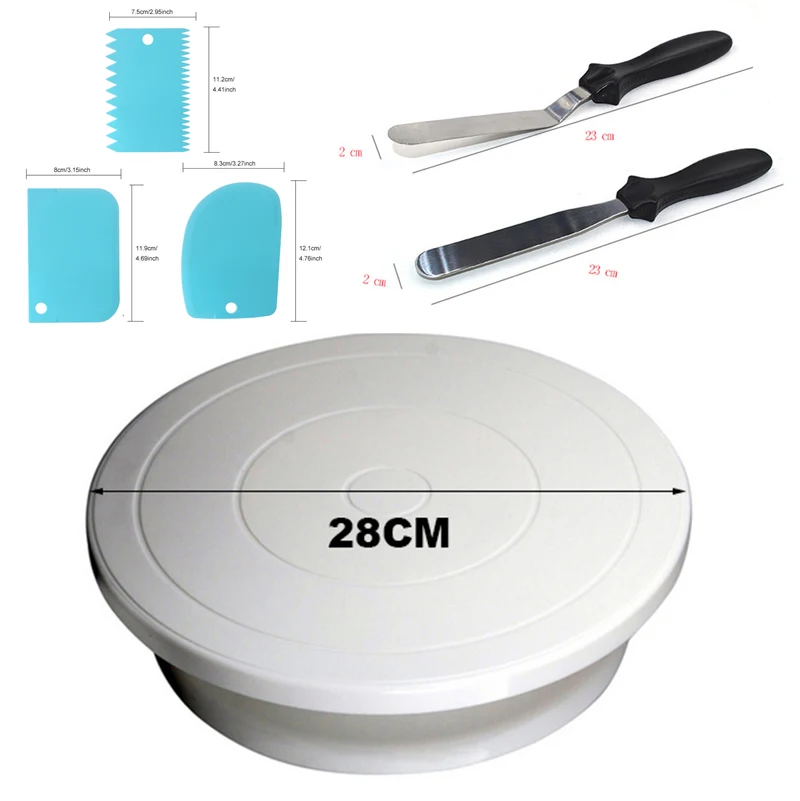 Набор пластиковых вращающихся ножей для тортов Кондитерские насадки