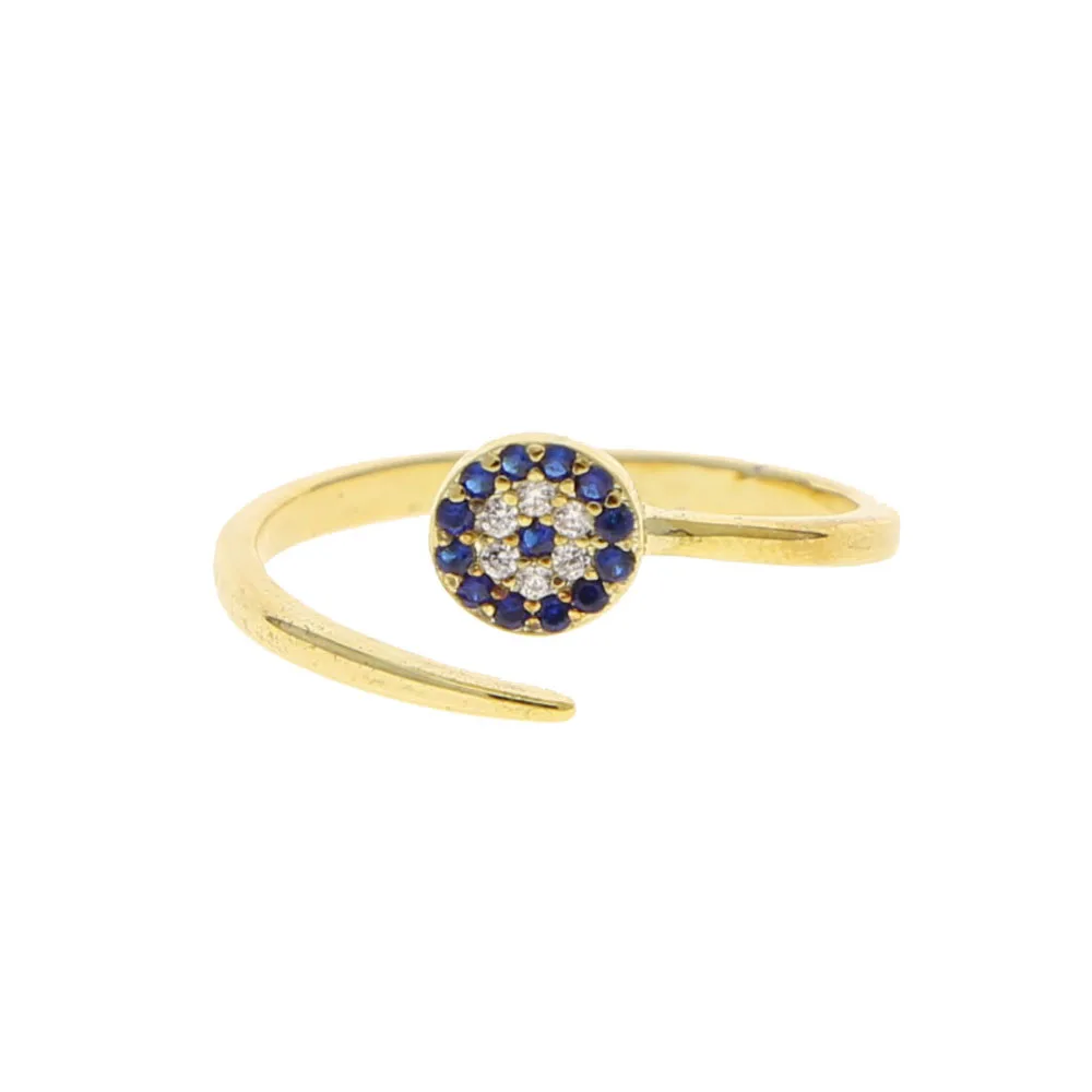 Изысканные минимальные кольца модные ювелирные изделия открытые Регулируемые