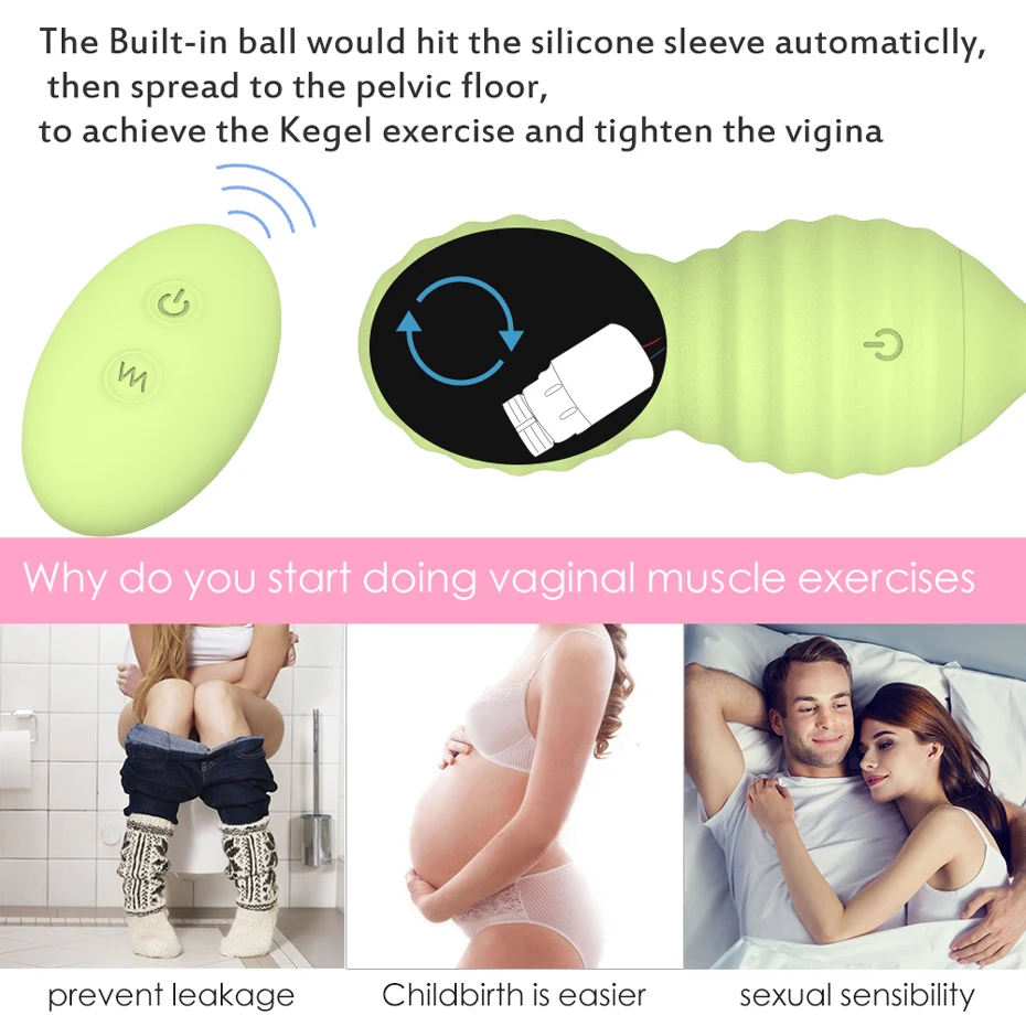 HIMALL силиконовый шарик Кегеля вагинальные плотные упражнения любовное Яйцо