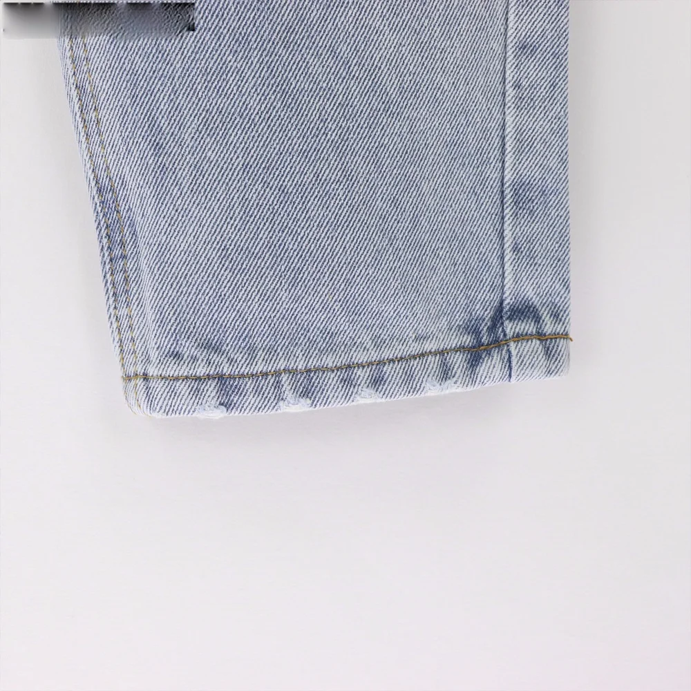 

Za Vintage jeans high waisted jeans woman ripped boyfriend jeans for women korean style distressed jeans blue denim pants