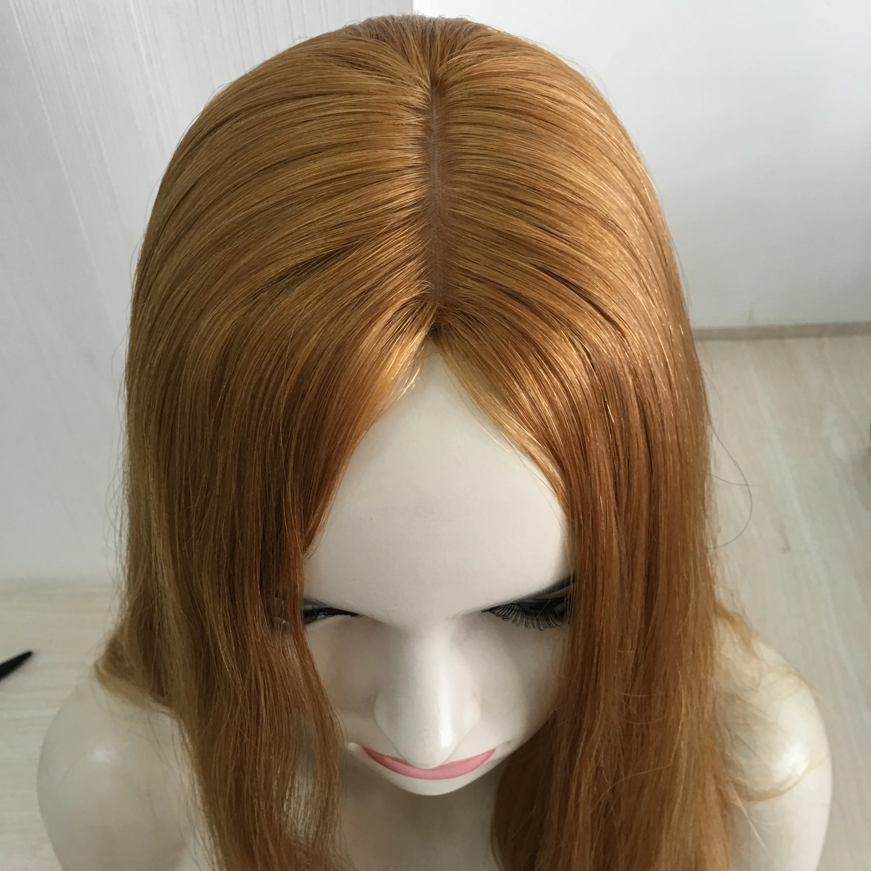 Stock,SALES PROMOTION Ship in 7 days jewish wig+ SKIN TOP free shipping best seller