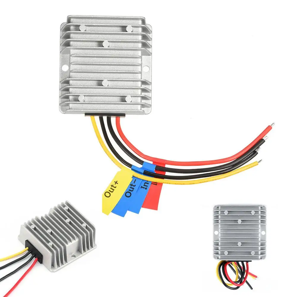 15A понижающий преобразователь постоянного тока 24 В в 12 регулятор напряжения для
