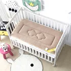 Теплый матрас кроватка для новорожденного кровать-подушка для малышей, зимний мягкий бархатный матрас для детской кроватки