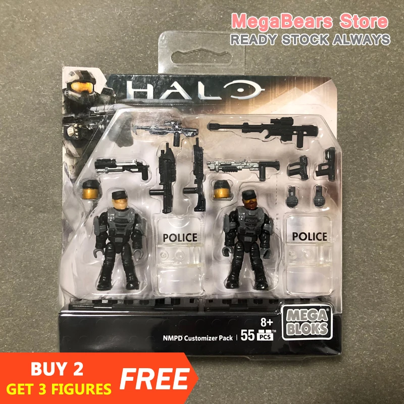 Mega Bloks constex Halo CNC96 настраиваемый NMPD пакет строительные блоки игрушки|Игрушечные