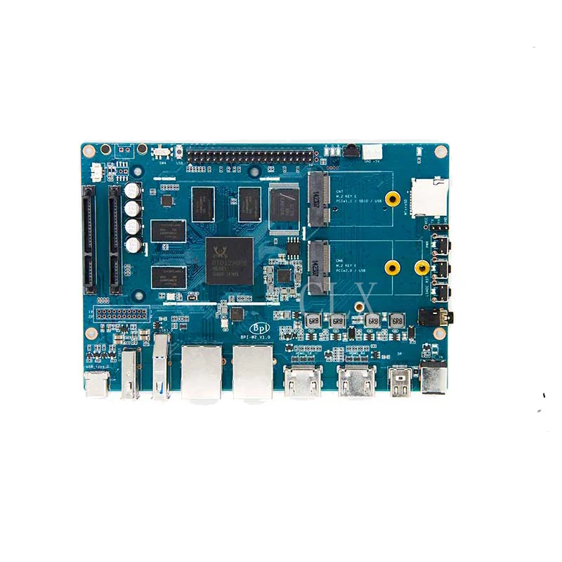Banana Pi W2 BPI-W2 + акриловый чехол 12V 2A DC Мощность для смарт-маршрутизатор NAS RTD1296 чип