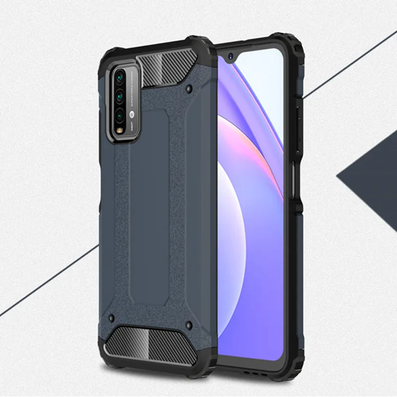 Бронированный чехол для Xiaomi Redmi 9T 9A 9 Note 9S Pro Max 8T 8 защитный бампер телефона