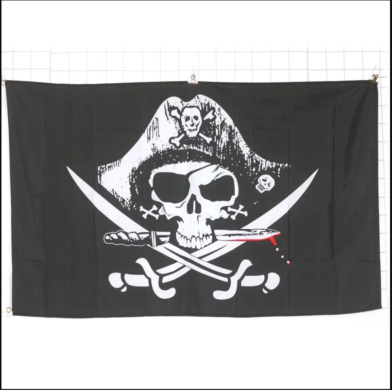 Флаг aerlxemrbrae 3x5 футов Сабли с черепами и крестами мечи Пират Веселый Роджер флаги