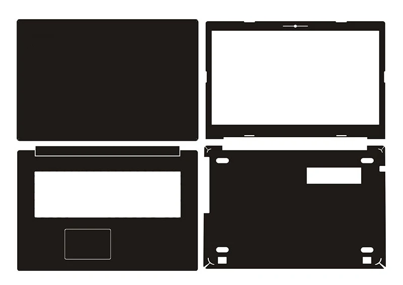 Наклейка для ноутбука KH защитная наклейка из углеродного волокна Lenovo Ideapad 320 17IKB 17