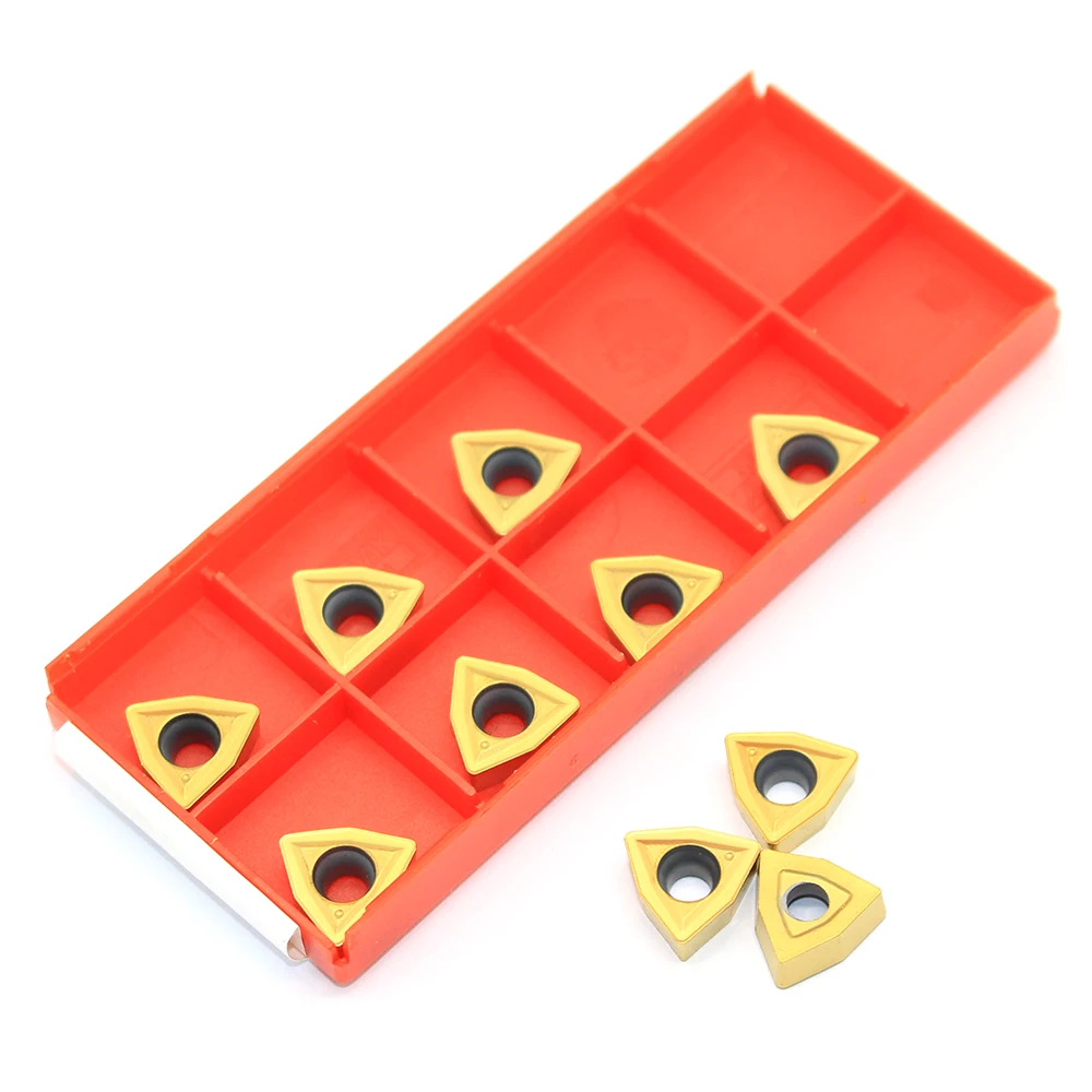 Токарные инструменты WCMX06T308 R 53 1020 токарные с ЧПУ вставки wcmx06t308 для U дрели 10 шт.|cnc