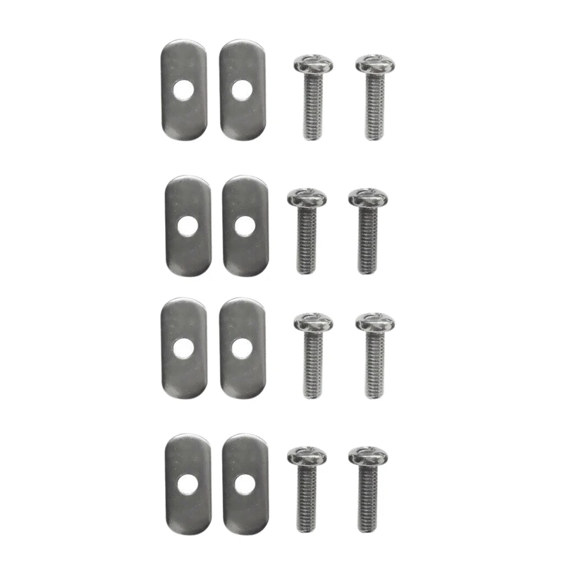 

8 Sets Kayak Canoe Boat Screws+Track Nuts Stainless Steel Rail Hardware Gear Mounting Replacement Kayak Accessories