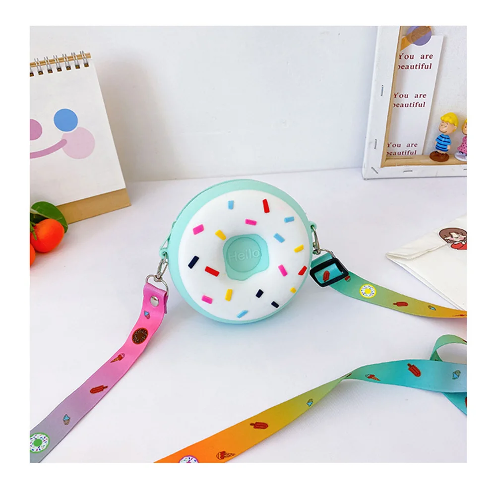 Силиконовая мини сумка для мальчиков и девочек детская сумки через плечо