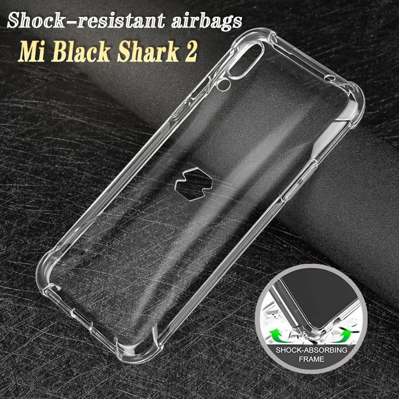 

Case For Xiaomi Black Shark 2 Silicone Cover 360 Comprehensive Protection Of The Four Corners For Xiaomi Black Shark2 Pro Case