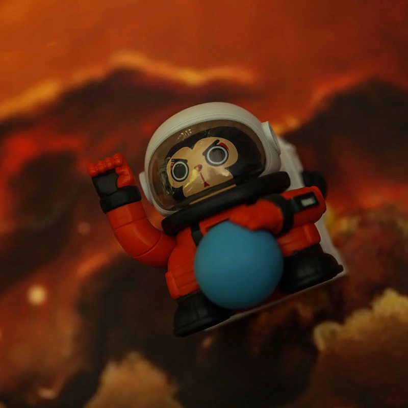 

Blind Box Cute Animal Anime Figure Spacemen Lucky Cat Series First Generation Mini Toys Model Little Pet Shop Random Gift