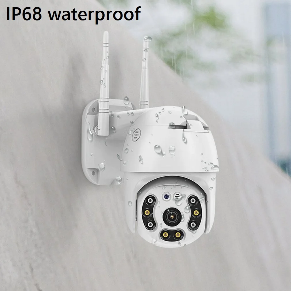 

PTZ Wifi IP Camera 3MP Speed Dome AI Security Camera Wireless ONVIF Audio Outdoor Waterproof IR Color Night