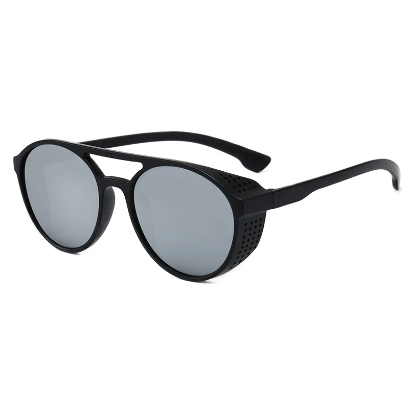 Круглые Солнцезащитные очки в стиле ретро стимпанк для мужчин и женщин модные