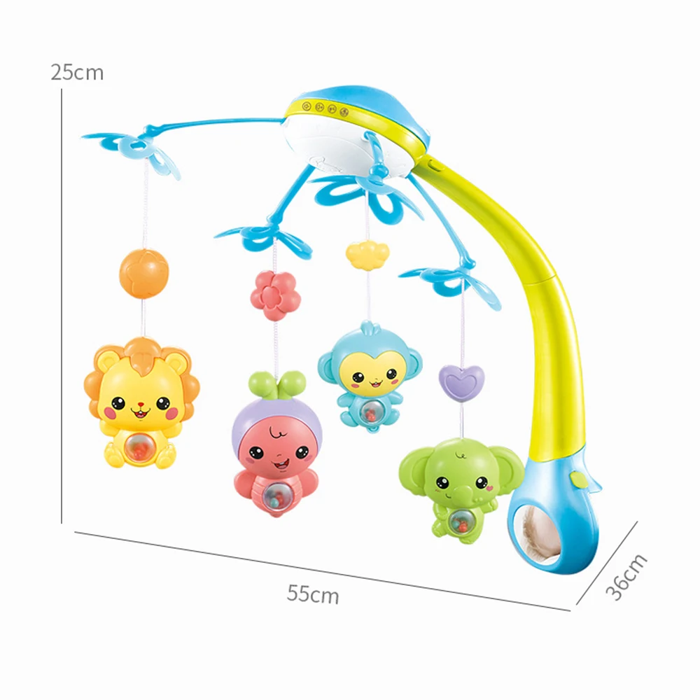 Мобиль для детской кроватки с Bluetooth управлением проекционное музыкальное кольцо