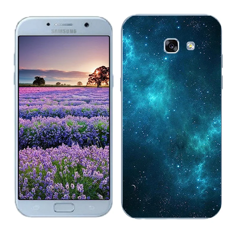 Чехлы для телефонов samsung Galaxy A5 A3 мягкие ТПУ Fundas Para Coque DIY окрашенный плотный чехол для телефона Galaxy A7 Shell