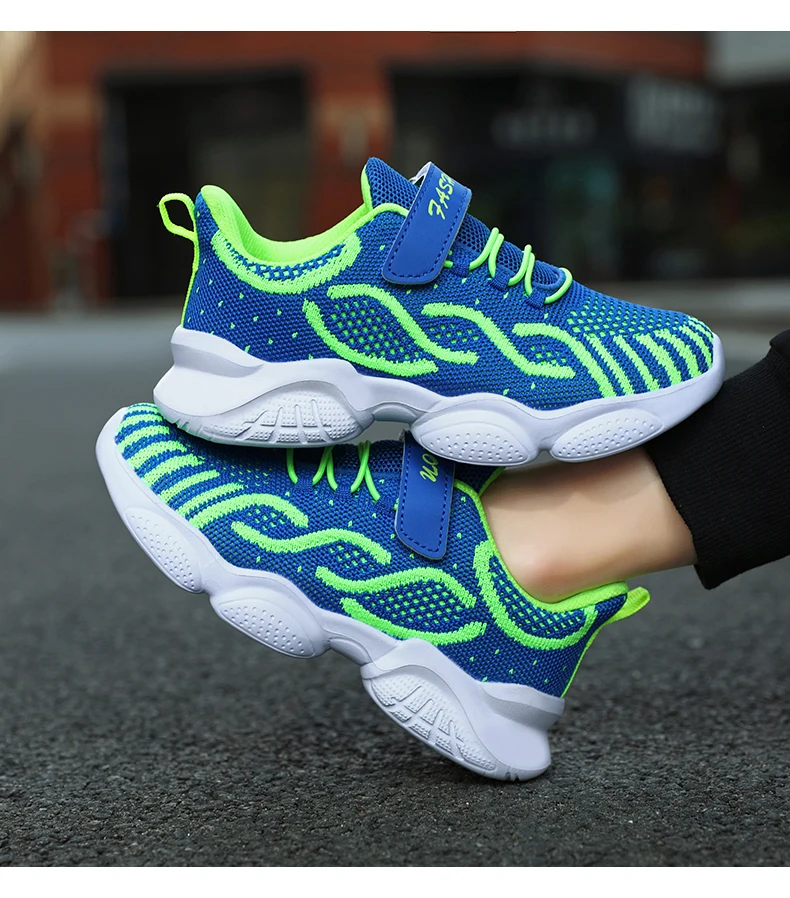 

Lightweight Kids Running Sneakers Breathable Children Shoes Non-slip Casual Boys Shoes Walking Sport Girls Sneakers Zapatillas