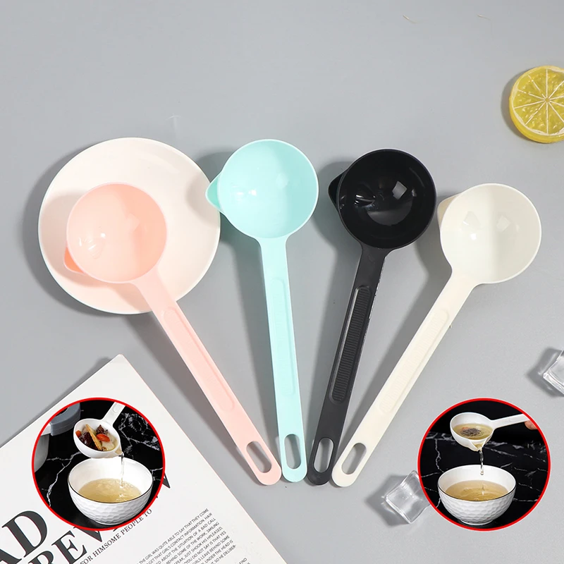 

High Quality Plastic Oil Filter Spoon Soup Oil Separation Tool Home Kitchen Filtering Spoon