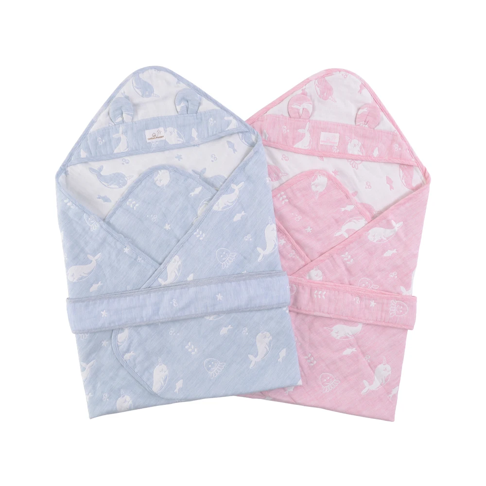 

Картонный жаккардовый хлопковый марлевый спальный мешок для новорожденных на лето