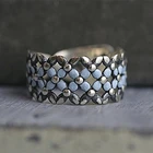 Модное креативное дизайнерское простое кольцо для женщин и мужчин, регулируемое кольцо синего цвета, ювелирные аксессуары для вечеринок