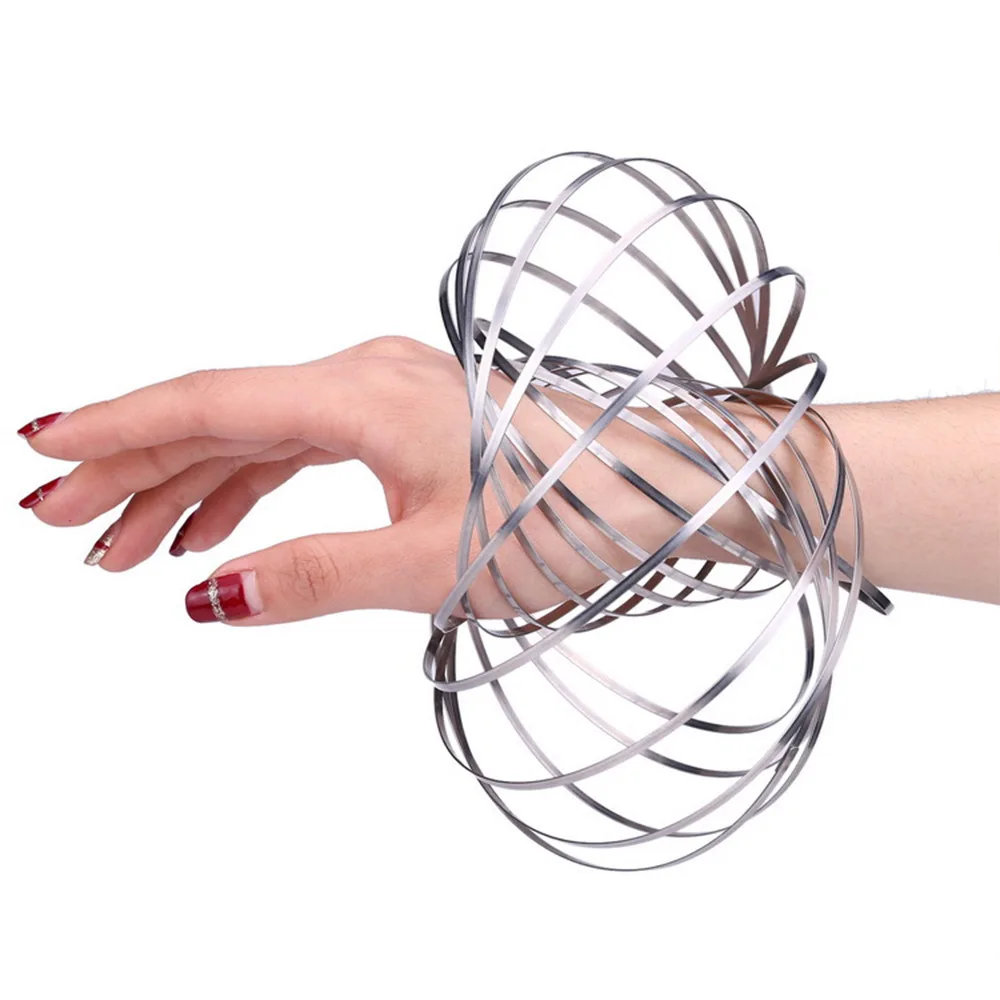 Spinner Magic Toy антистресс игрушка Flow Rings тренировка узор браслет веселье забавные